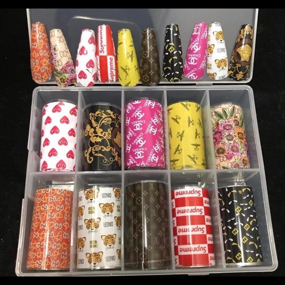 Bundle of 3 foil boxes